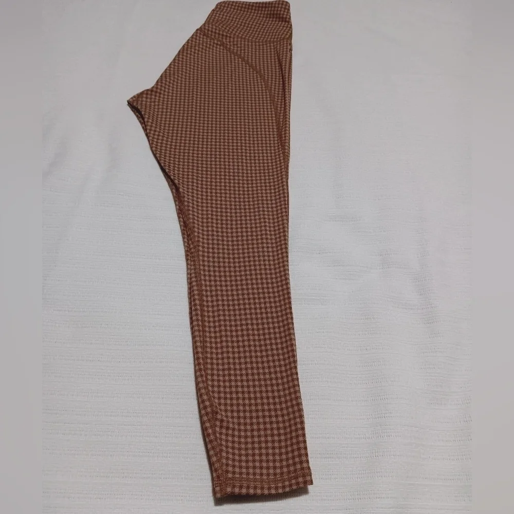 3 X$25  Madewell Flex Leggings - Check Print High-rise, slim fit. Size L